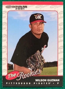 Wilson Guzman - 2001 Donruss The Rookies #R21 - Carta Baseball Pittsburgh Pirates - Foto 1 di 3