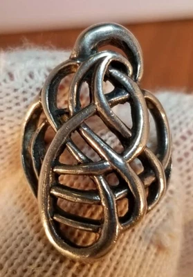 Anillo Art Nouveau James Avery Plata de Ley 925 RARO RETIRADO Talla 6.75 Foto 1 de 4