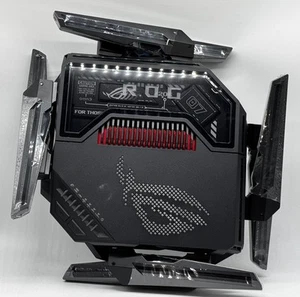 ASUS ROG Rapture GT-BE98 Pro BE30000 Quad-band Gaming Router Black New Open Box - Picture 1 of 11