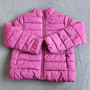 The Childrens Place Jacket Girls Large 10-12 Puffer Pink Water Resistant Youth  - Picture 1 of 8