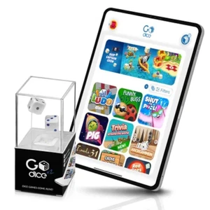 GoDice 2 Pack - The Connected Smart dice, Brings Popular dice Games to Life - Picture 1 of 4