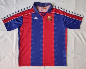 MAGLIA CALCIO KAPPA VINTAGE FOOTBALL SHIRT BARCELLONA HOME 1994/95 - Foto 1 di 9