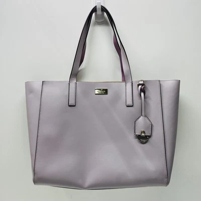 Bolso de hombro Kate Spade de cuero liso lavanda para mujer Foto 1 de 4