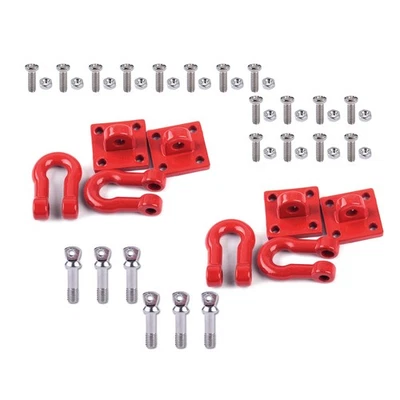 4ST 1/10 RC Auto Abschlepphaken Anhängerkupplung Haken Für Axial SCX10 RC4WD D90 - Bild 1 von 4