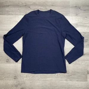 Lululemon Herren Surge Warm Langarm Meliert Marokkanisch Blau/Schwarz Gr. M - Bild 1 von 16