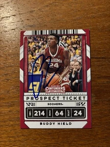 BUDDY HIELD CONTENDERS AUTO OKLAHOMA SOONERS SIGNED HANDSIGNIERT GSW WARRIORS GS! - Bild 1 von 2