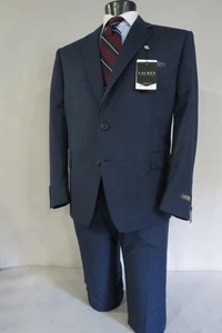 NUEVO CON ETIQUETAS Lauren Ralph Lauren Etiqueta Negra Modelo-Lattimore Calce Clásico Traje Completo 46 S - Imagen 1 de 18