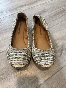 Lucky Brand Damenschuhe 9 Weite Emmie Ballerinas grün bunt Slipper - Bild 1 von 6