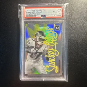 DAVANTE ADAMS 2024 Donruss Optic Sunday Kings Holo Prizm PSA 10 CASE HIT POP 3!! - Picture 1 of 2