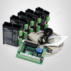 CNC Kit 5 Axis Breakout Board & EMA2-040D22 Drivers For DIY Router/Mill/Plasma - Picture 1 of 10