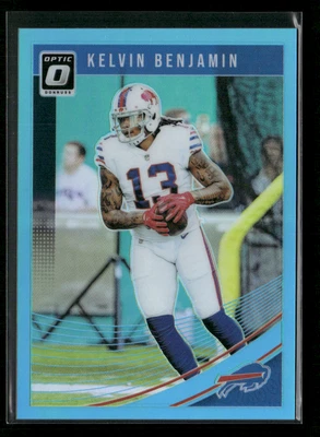 2018 Donruss Optic #14 Kelvin Benjamin Aqua Prizm /299 - Image 1 of 2
