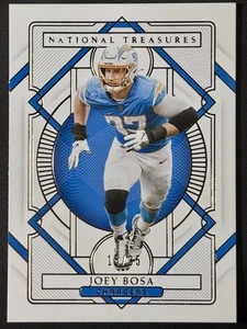 2020 National Treasures Gold SP Joey Bosa 15/35 #53 Chargers Bills - Picture 1 of 3