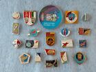 Pin. Badge. Space. Astronaut. The USSR.  Set of 20 Pieces.
