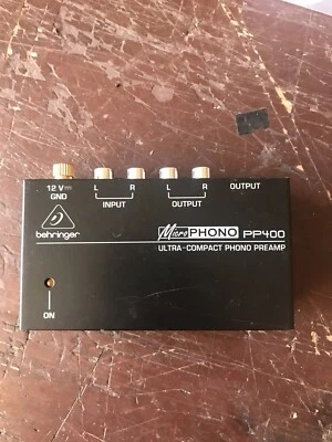 Behringer PP400 Preamplificatore RCA per Giradischi + Alimentatore NOBSOUND 12V - Immagine 1 di 4