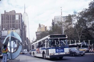 ORIGINAL 1996 NYCTA MTA NEW YORK CITY BUS SLIDE ORION 5 #132 MANHATTAN NY TA - Picture 1 of 1