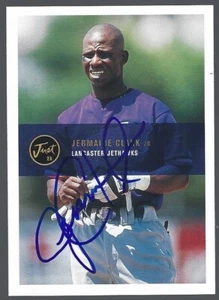 Jermaine Clark 2000 Just Minors IP autograph signed #21 card JETHAWKS - Picture 1 of 1