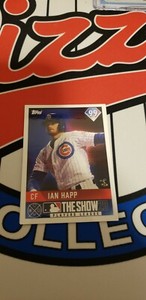 2020 TOPPS ON-DEMAND SET 8 MLB THE SHOW CARD PR 824 CUBS IAN HAPP #22