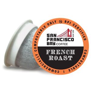 San Francisco Bay Compostable Coffee Pods - French Roast (80 Ct) K Cup Compat...