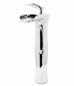 Novatto Victoria Single Hole Waterfall Vessel Bath Faucet GF-365SCH Chrome - Picture 1 of 10