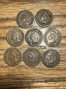 one--1884 Indian Head Cent, G/VG All With Full Dates And Rims. - Picture 1 of 1