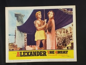 1960 ORIG *ALEXANDER THE GREAT* LOBBY CARD 11X14" BURTON/BLOOM/CUSHING R-60/79