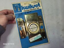 Kwikset Modernization Kit Polished Brass on Original Card