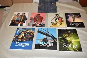 Saga 1-7 Graphic novel lot Brian Vaughan/Fiona Staples(1st Edition/Varied Print) - Picture 1 of 4