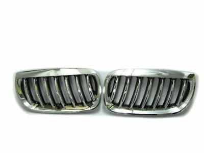 X3 E83 MK1 2003-2006 PRÉ-FACELIFT 5D M6Look GRILLE/GRILL Cromado/Preto para BMW - Imagem 1 de 4