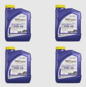 Royal Purple Duralec 1 qt  / 946 ml Super Diesel Motor Oil Pack Of 4 01154 - Picture 1 of 6