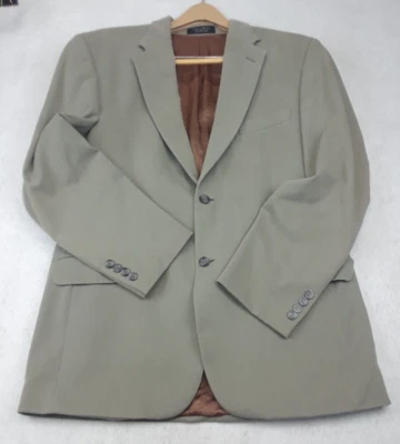Andrew Fezza Blazer Sport Jacket Men's 42R (Sustainable) Light Sage Green Tencel - Image 1 of 4