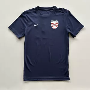 Nike US Youth Soccer Shirt Tennessee Size Small Mesh Jersey Dri Fit Navy #16 - Picture 1 of 11
