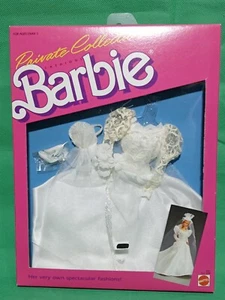 Vintage Barbie Private Collection Fashions Wedding Dress 1987 Mattel No. 4507 - Picture 1 of 11