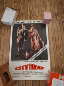 1984 City Heat Clint Eastwood Burt Reynolds Poster Original 28"x19" Rare Posters - Picture 1 of 12