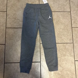 Boy’s Gray Jordan Jogger Sweatpants Size L  12-13 Years - Picture 1 of 1