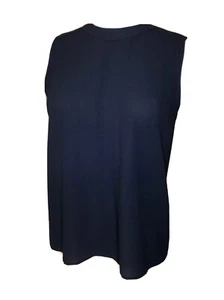 Grúa Papel Azul Marino Simulado Cuello Tanque Talla M - Imagen 1 de 7