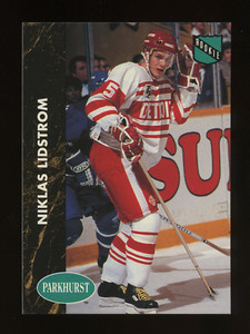 1991-92 Parkhurst #37 Nicklas Lidstrom (RC) (HOF)