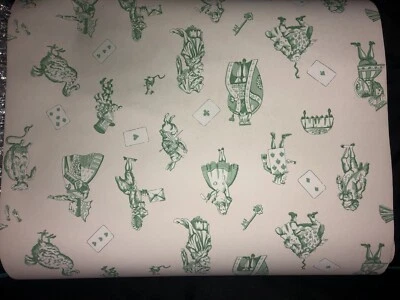 Rolo de papel de parede Jane Chirchill Alice padrão descontinuado creme e verde - Imagem 1 de 4