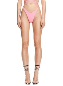 NEU MIT ETIKETT MUGLER X H&M BIKINI-Unterteil pink US10 EUR42 - Bild 1 von 8