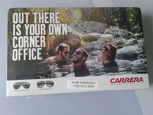 CARRERA OCCHIALI DA SOLE DOUBLE FACE CONTROCARTOLINA POSTER MISURA 8 X 5 X 1,4 POLLICI - Foto 1 di 3