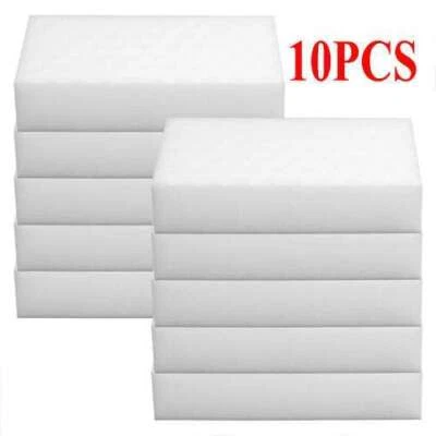 10/20/30x Limpiador Esponja Borrador Melamina Esponja Hogar Cocina Limpieza Espuma Herramienta Foto 1 de 4