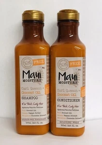 Maui Moisture Coconut Shampoo & Conditioner with Papaya Butter 19.5 fl oz Each - Picture 1 of 2