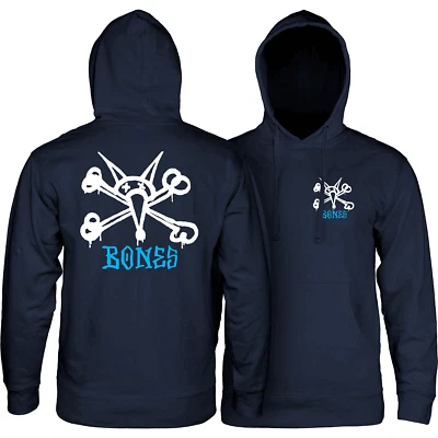 Powell Peralta Skateboard Hoody Rat Bones Navy - Image 1 of 3
