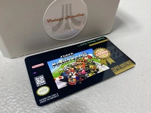 Super Mario Kart Players Choice (SNES) Super Nintendo Replacement Game Label - Picture 1 of 1