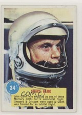 1963 Topps Popsicle Space Cards John Glenn Space Hero #34 sq1