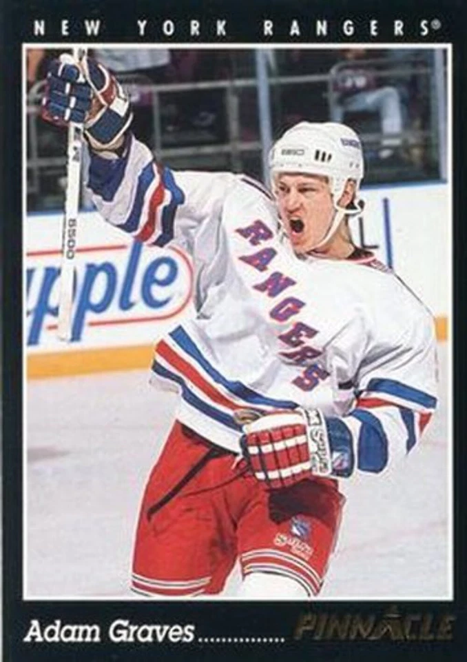 #99 Adam Graves - New York Rangers - 1993-94 Pinnacle Hockey - Image 1 of 1