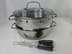 NuWave Precision Induktion Kochgeschirr 3,5 Quart Mehrzweck Edelstahl Topf 32003A - Bild 1 von 8