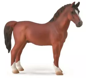 Breyer CollectA Corral Pals Chestnut Hackney Stallion #88915 Standing Horse Toy - Picture 1 of 1