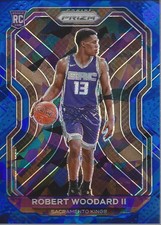 2020-21 Panini Prizm Prizms Blue Ice #281 Robert Woodard II /125 - NM-MT