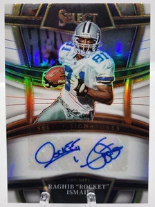 2022 Select Raghib "Rocket" Ismail  Signatures SSP-RAI Auto White 28/50 Cowboys - Picture 1 of 2