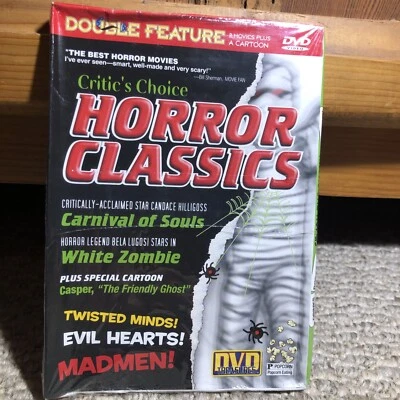 Horror Classics dvd Carnival of Souls & White Zombie - Bonus Casper Cartoon - Image 1 of 2